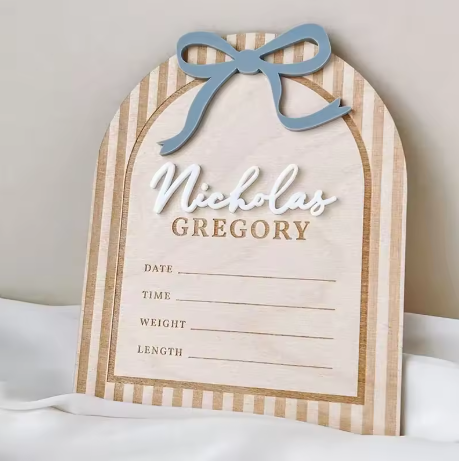 "Earned my Stripes" Birth Cards