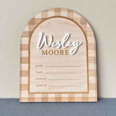 "Check Me Out" Birth Cards
