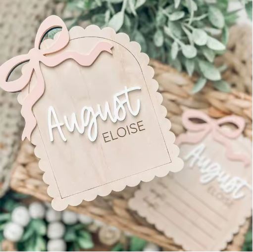 Little 'Bow' Peep Birth Cards